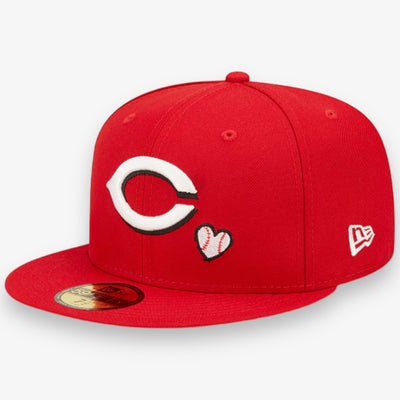 New Era Cincinnati Reds Fitted Baseball Heart
