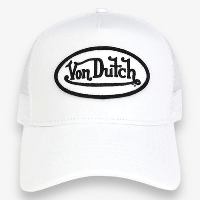 Von Dutch White 52 Trucker hat
