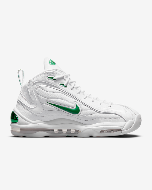 nike air total max uptempo white green