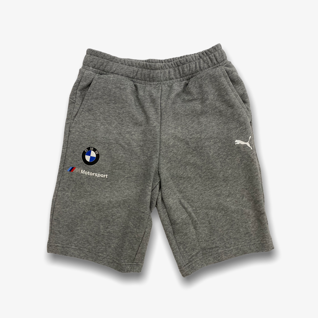 Puma BMW MMS ESS Sweat Shorts Heather Grey 599532 03 Sneaker Junkies