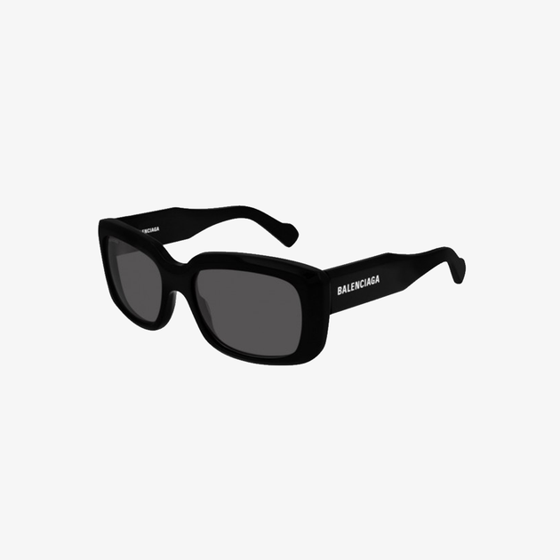 Balenciaga BB0072S-001 Sunglasses Black – Sneaker Junkies display picture 2