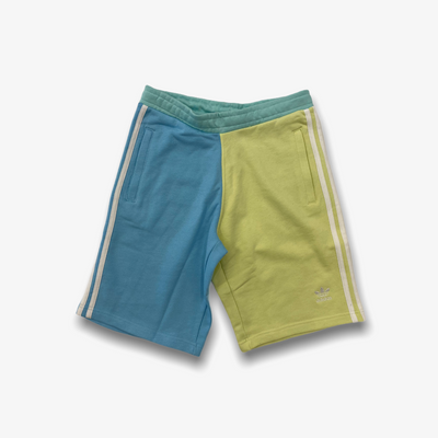 Adidas 3 Stripe Shorts Yellow Tint GR9746