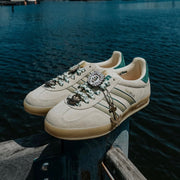 Adidas Gazelle Indoor X Sneaker Junkies "Clam Chowder" IH1392 warvan clay cgreen