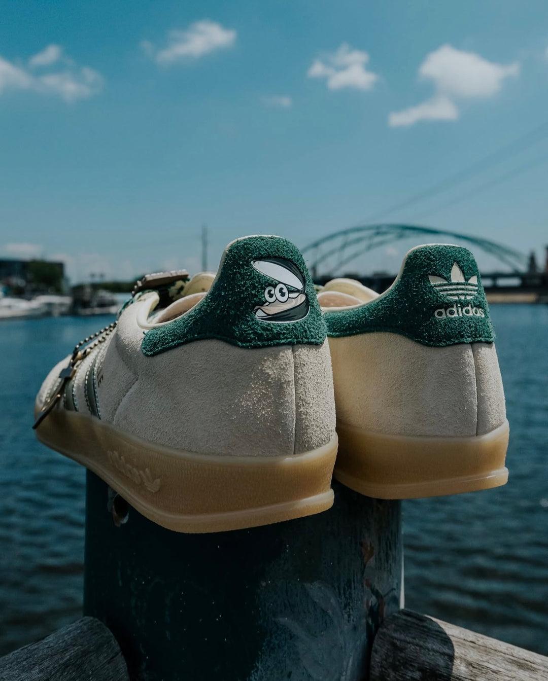 Adidas Gazelle Indoor X Sneaker Junkies "Clam Chowder" IH1392 warvan c