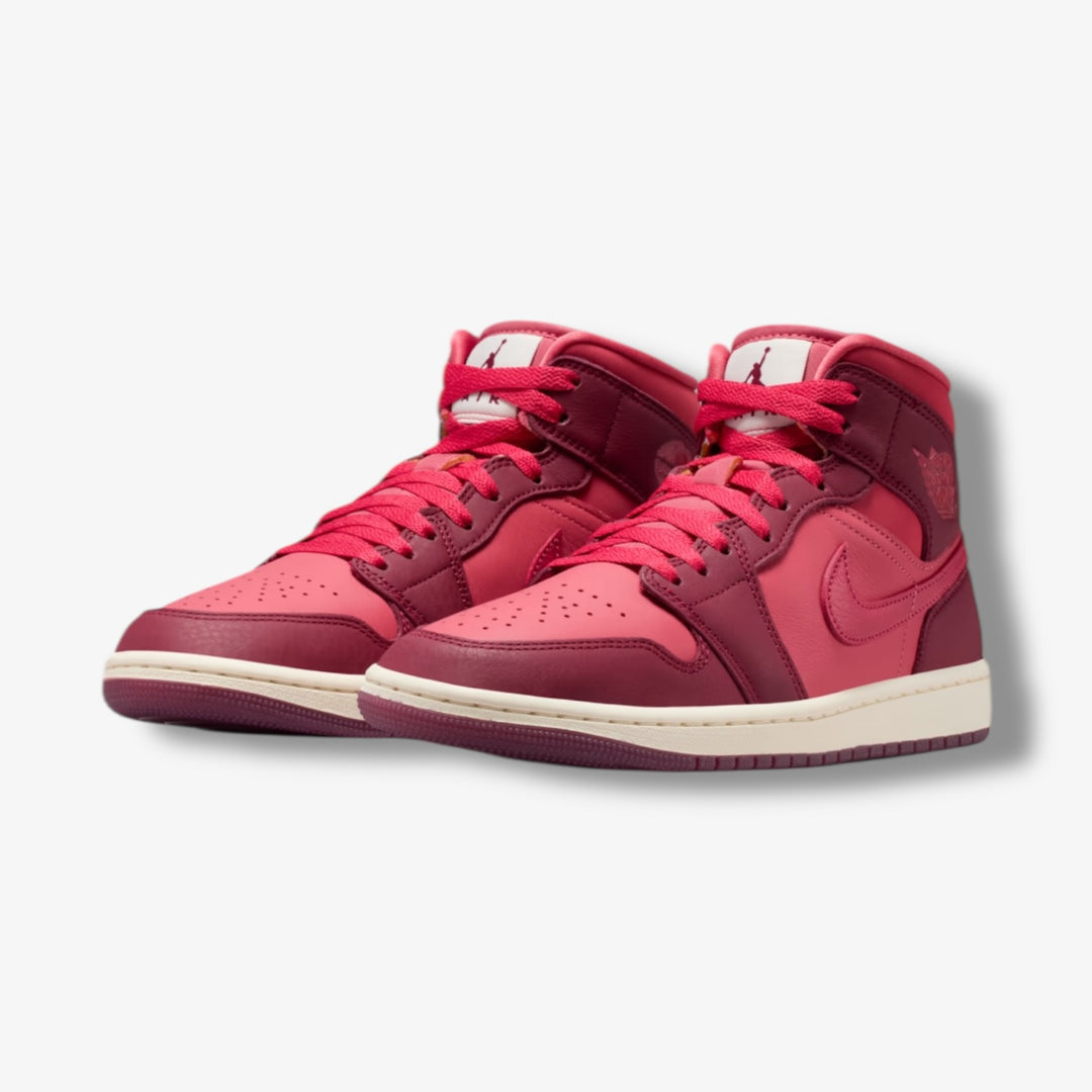 WMNS Air Jordan 1 Mid SE team red sierra red IB7018-600 – Sneaker