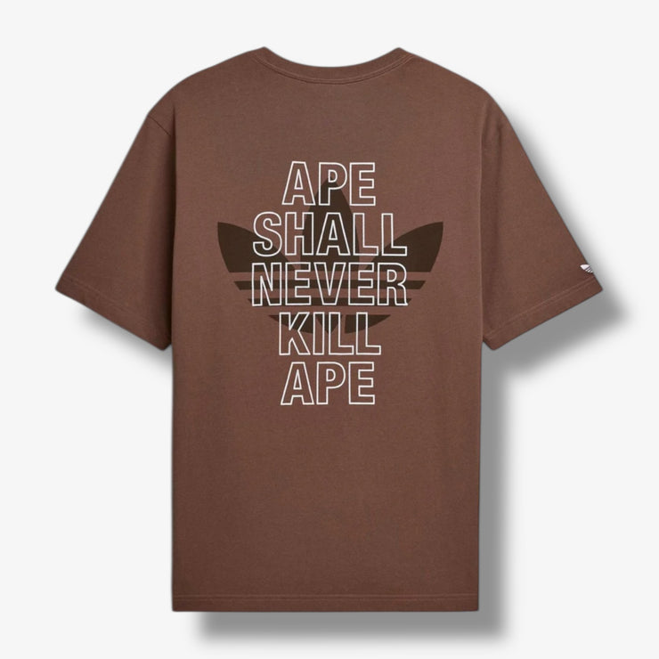 Adidas BAPE Ape Shall Never Kill Ape Tee Brown KF4915 – Sneaker