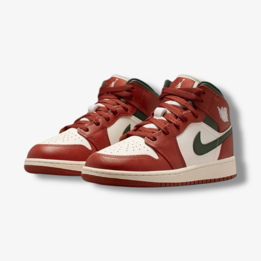 Air Jordan 1 Mid (GS) Sail Midnight Green DQ8423-105 – Sneaker Junkies