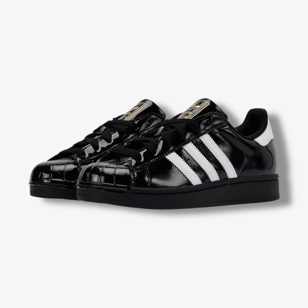 Adidas Superstar II W black ftw white Patent JS4009 – Sneaker Junkies