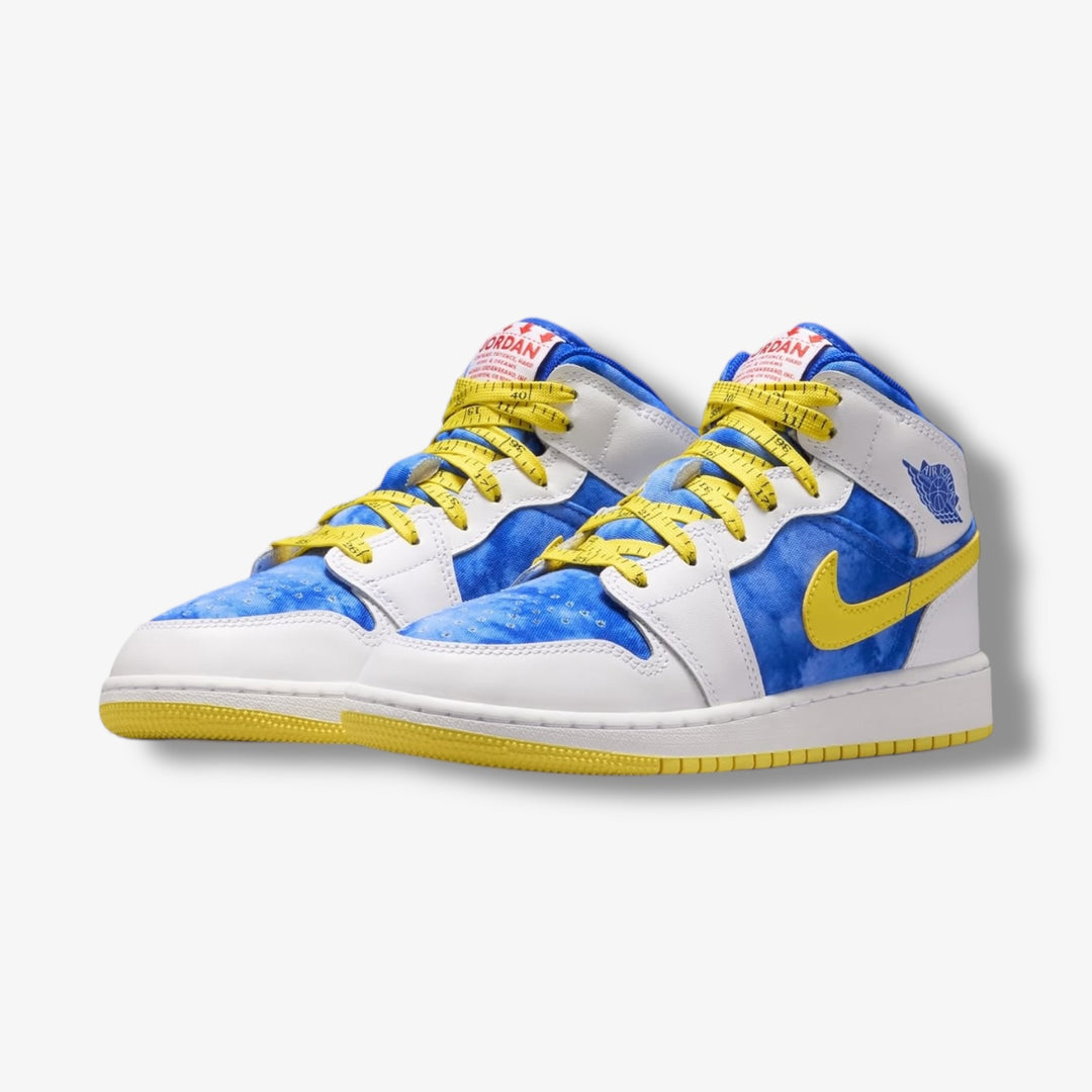 Air Jordan 1 Mid SS (GS) White Racer Opti Yellow FZ3945-100 Air Jordan 1 Mid SS (GS) White Racer Opti Yellow FZ3945-100