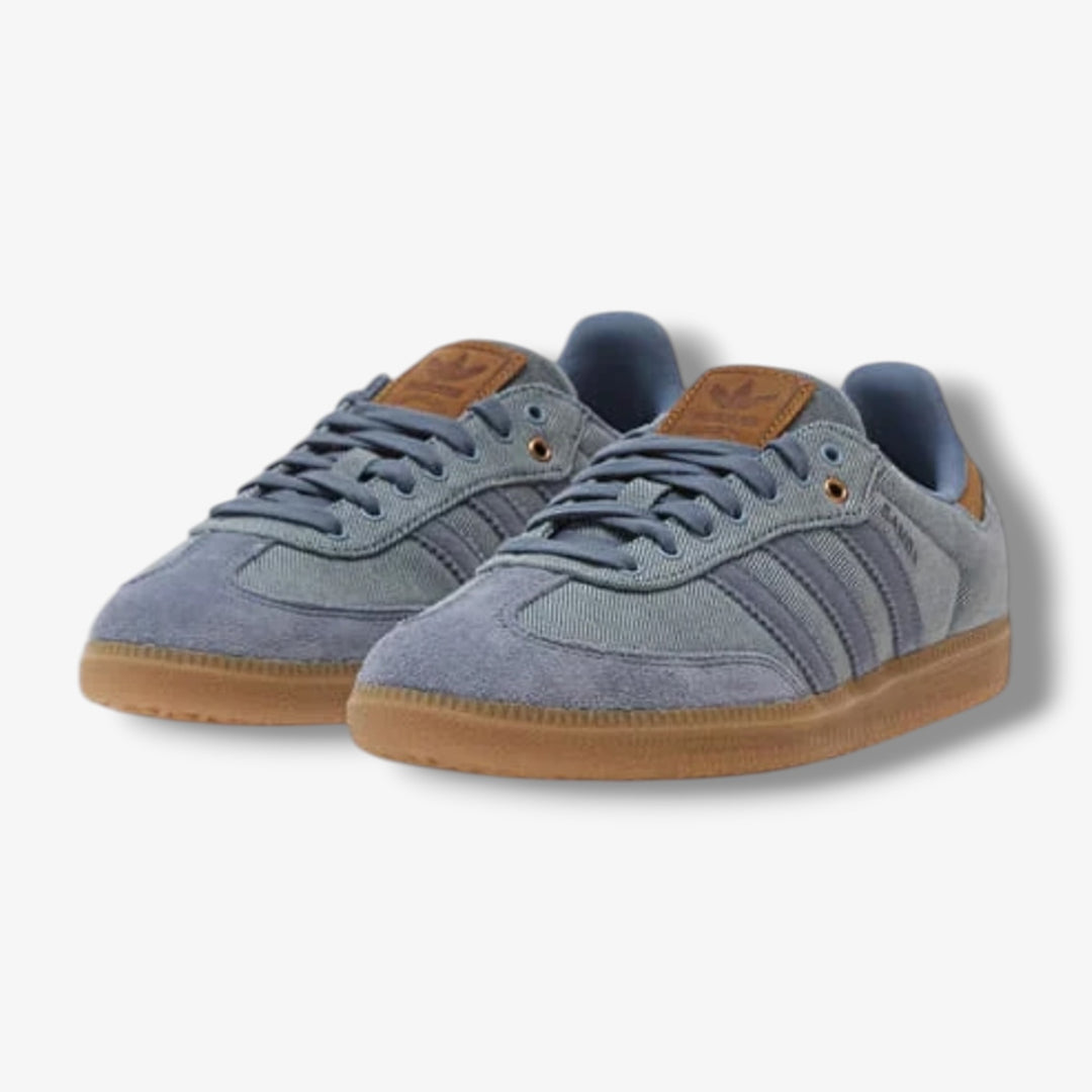 adidas gazelle silver green womens Adidas x SNS Unisex Samba OG Shadow Green / Ftwr White / Legend Ivy Low Top  Sneakers main image 0