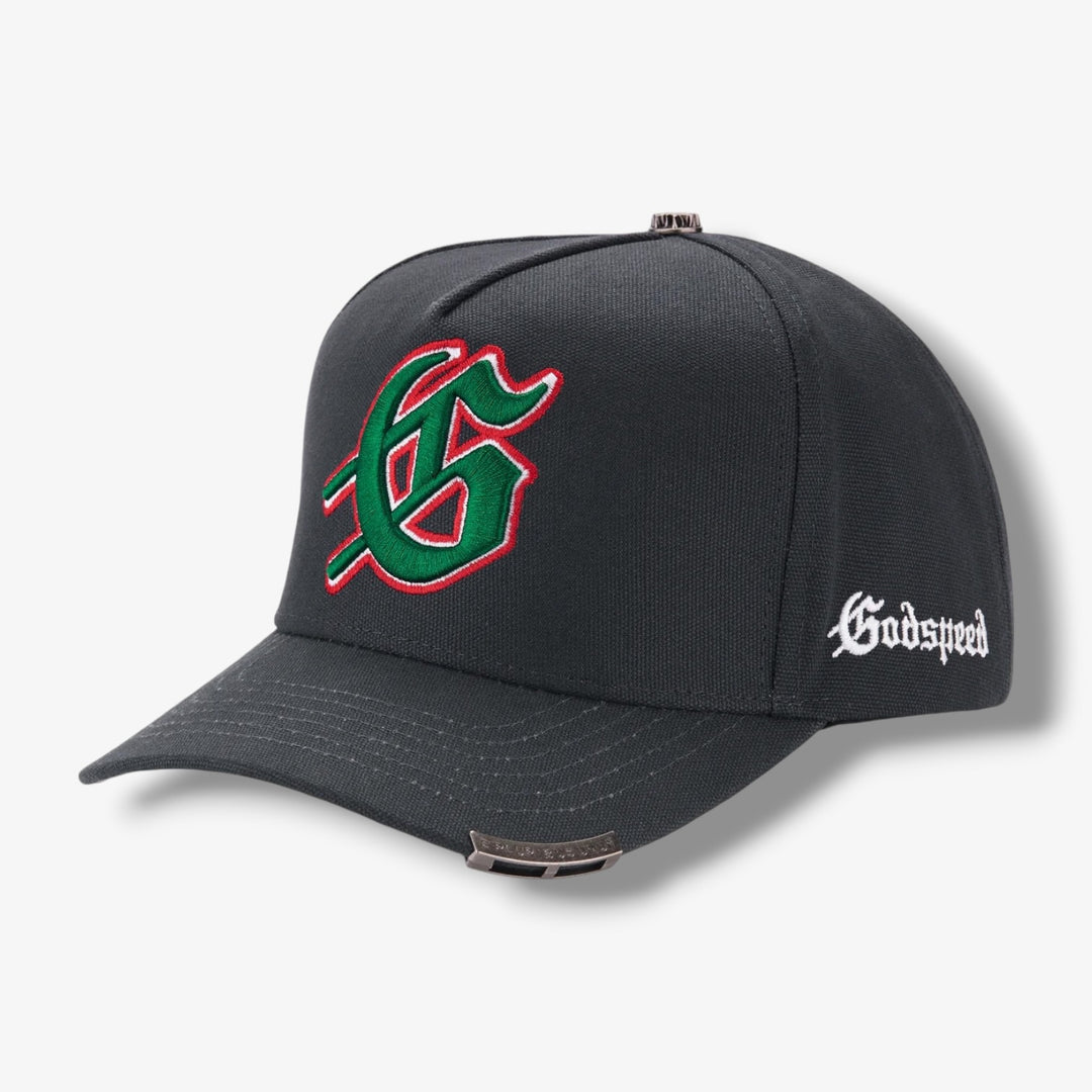 SPEED GOD 【極美品】 SNAPBACK ブラック/イエロー スナップバックキャップ YORK NEW GODSPEED CAP 帽子