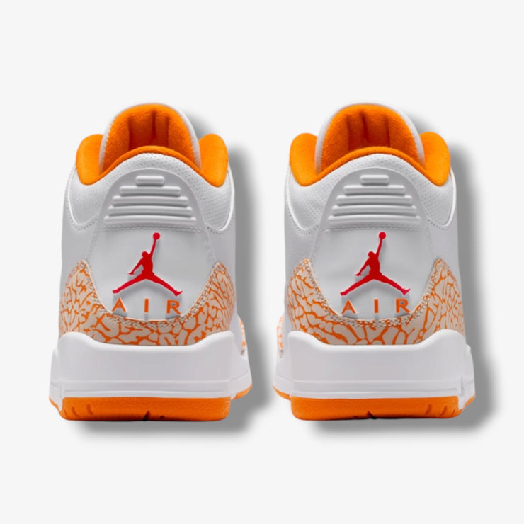 Women's Air Jordan 3 Retro White Pimento Orange CK9246-101