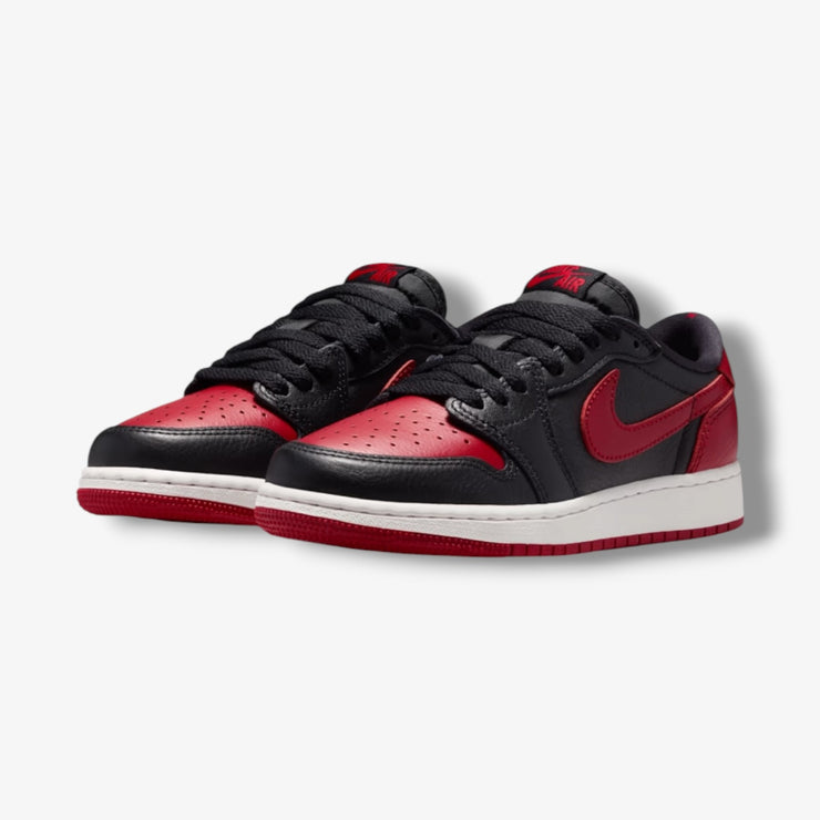 靴 Nike Air Jordan 1 Retro Low OG Varsity Air Jordan 1 Retro Low OG GS Black Varsity Red Grade School IW6277