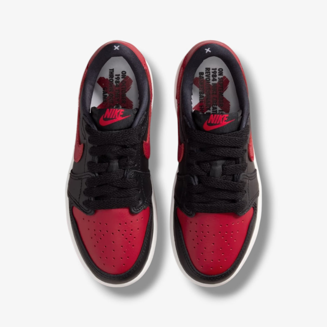Jordan 1 Retro Low OG PS Black varsity red IW6278-001 – Sneaker