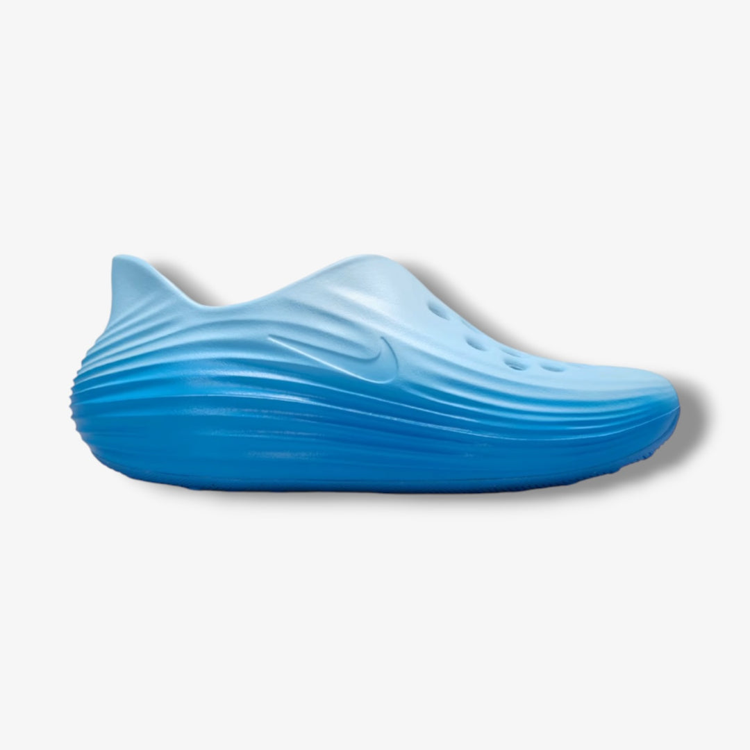 Nike Reactx Rejuven8 GS Glacier Blue Metallic Silver Grade School Nike Reactx Rejuven8 GS Glacier Blue Metallic Silver Grade School