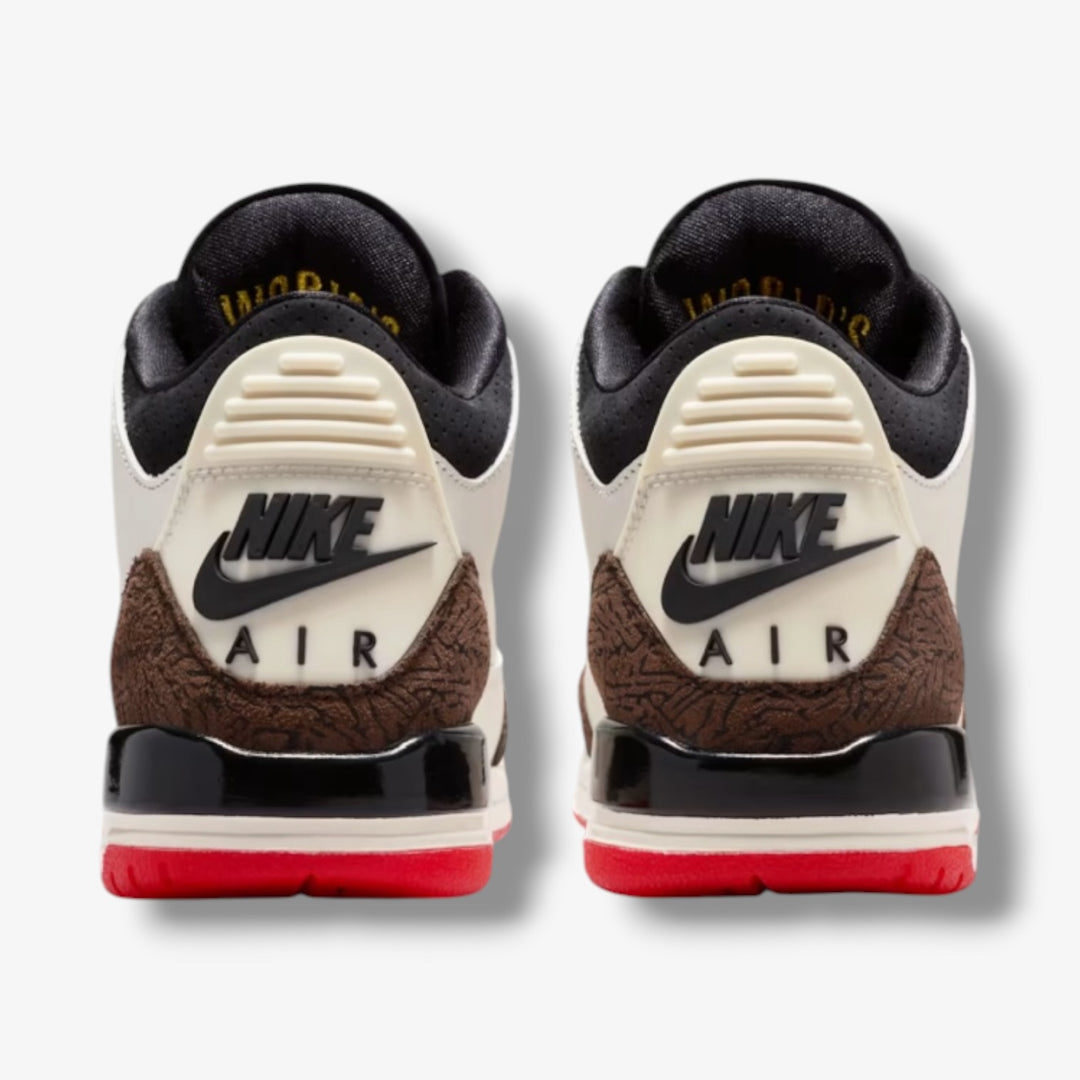 Air Jordan 3 Retro (GS) Sail Black University Red DM0967-103