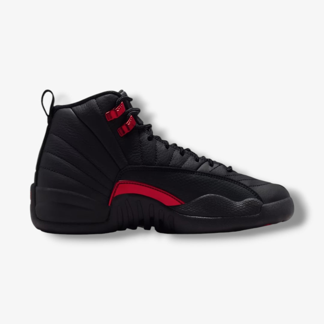 Air Jordan 12 Retro GS Black Varsity Red Grade School 153265-003