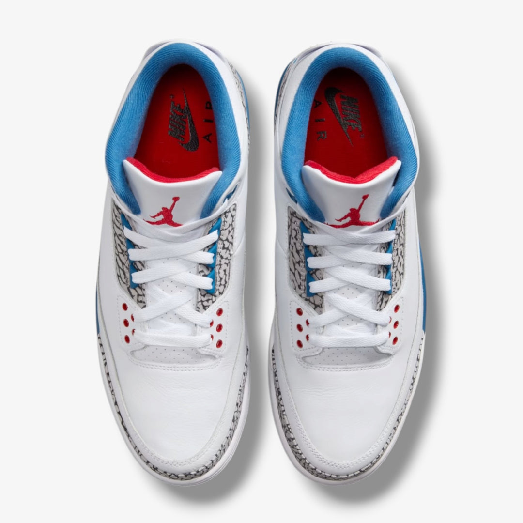 Air Jordan 3 Retro OG White Fire Red True Blue IF4396-104  display picture 2