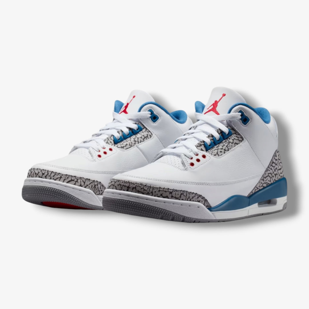 Air Jordan 3 Retro OG White Fire Red True Blue IF4396-104  display picture 1