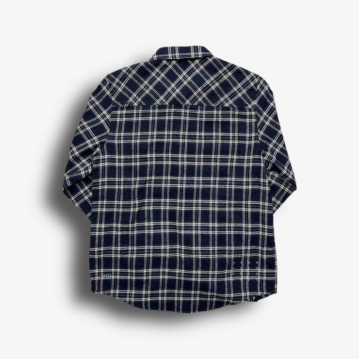 Ksubi Paradox LS Shirt Navy Fade Flannel