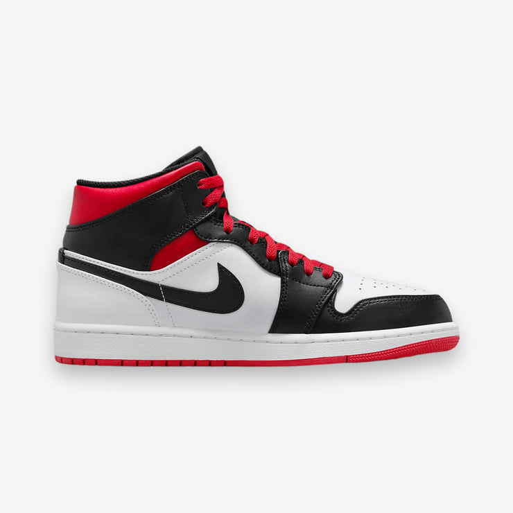 Air Jordan 1 Mid White Gym Red Black DQ8426-106