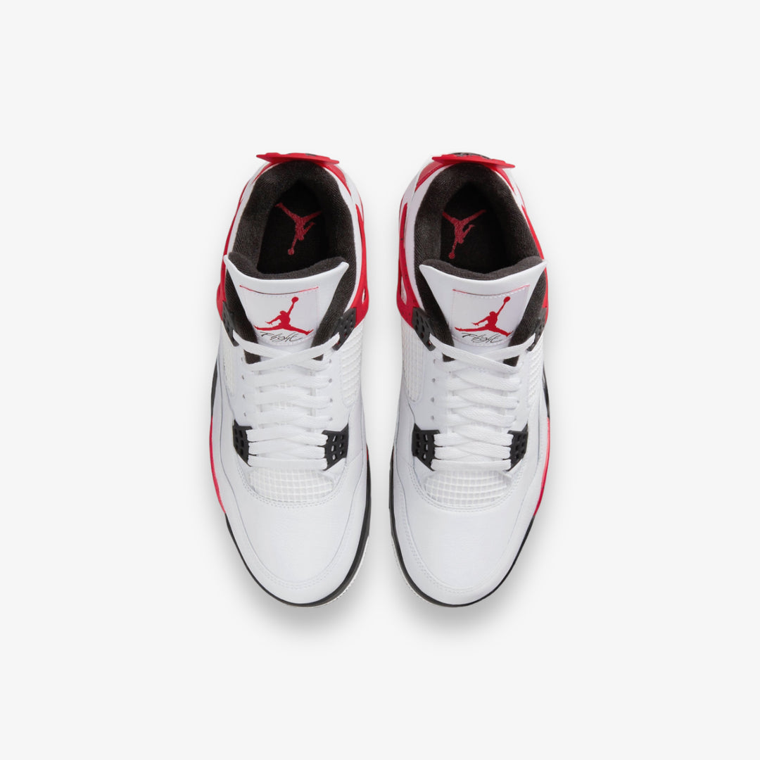 Air Jordan 4 Retro (GS) White Fire Red Black 408452-161 – Sneaker