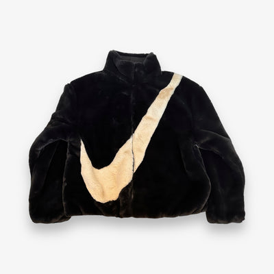 Women's Nike Fur Jacket Black DO3791-010