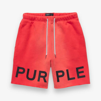 Purple Brand Short High Risk Red Jumbo Wordmark