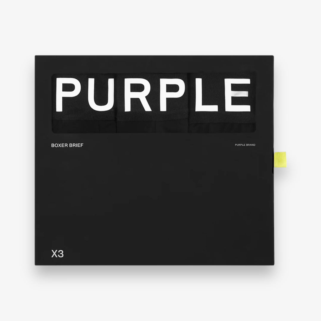 Purple Brand Boxer Brief 3 Pack Black – Sneaker Junkies