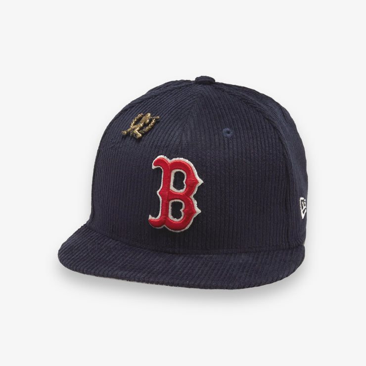 New Era Cap Letterman Pin Red Sox Navy Corduroy Fitted