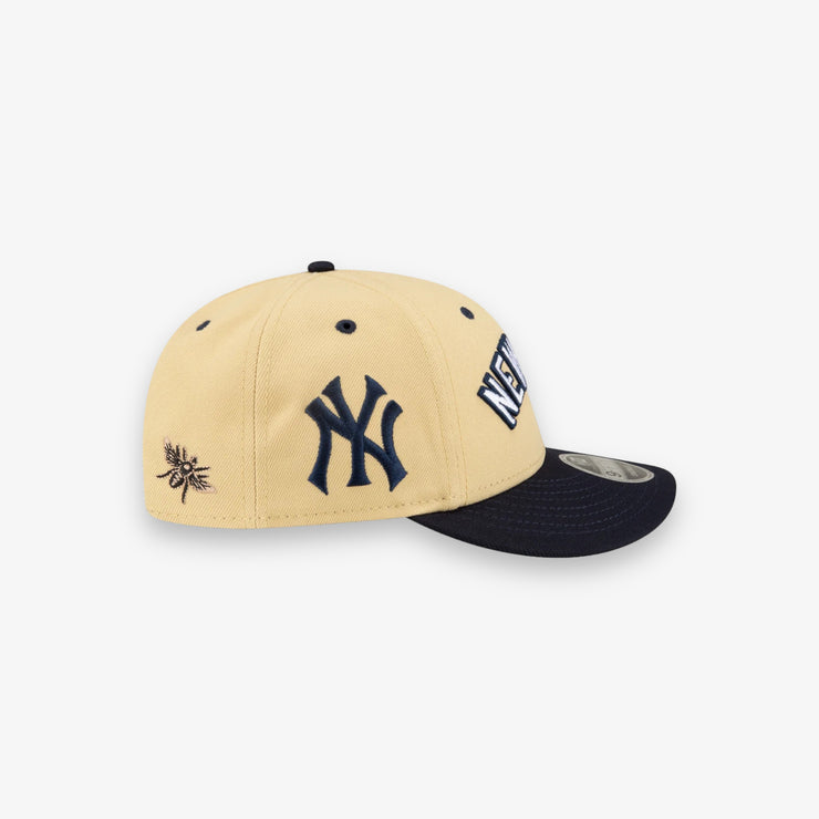New Era X Felt New York Yankees Font Snapback Tan