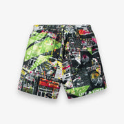 Paper Planes Tabloid Print Short Neon Night