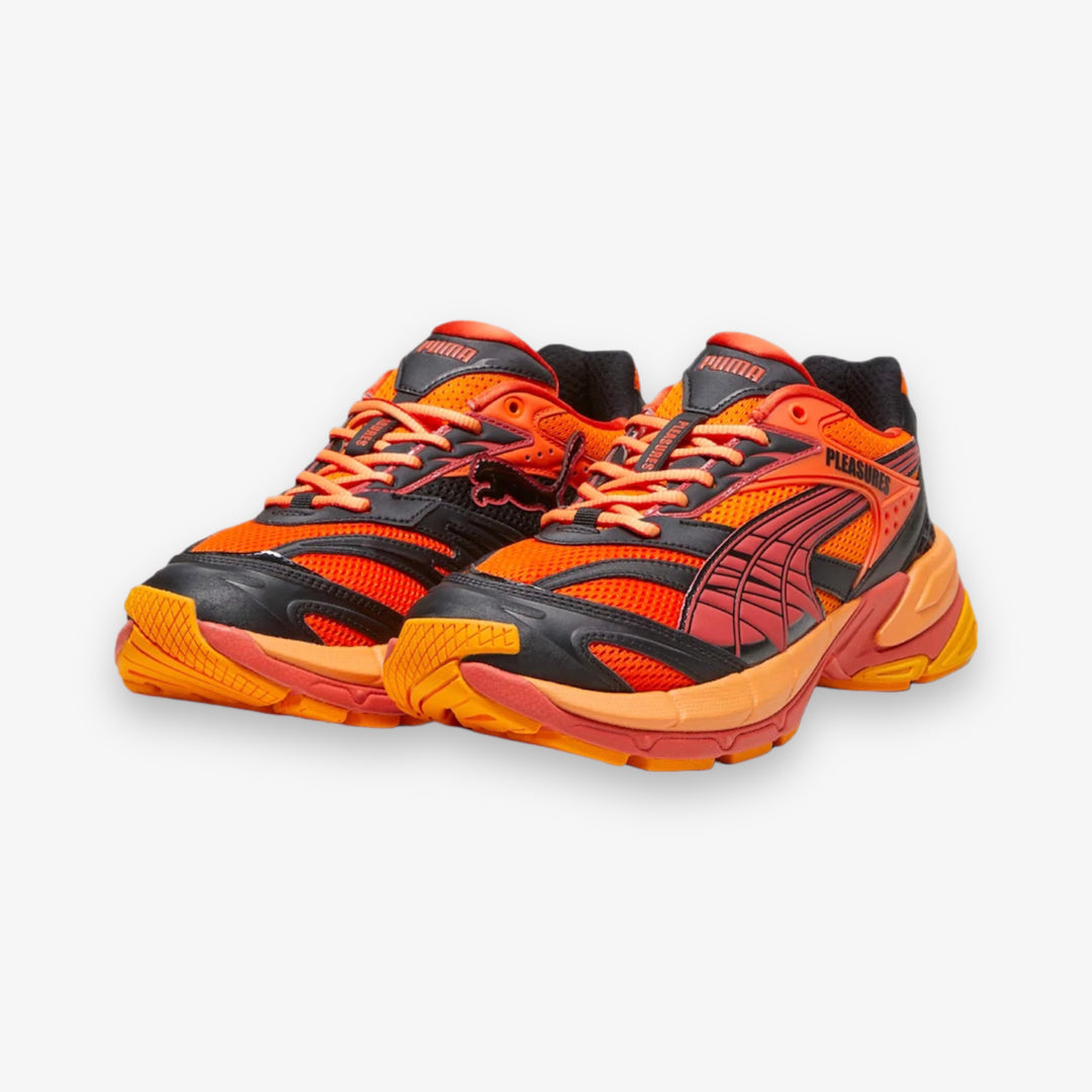Puma x Pleasures Velophasis Layers Cayenne Pepper Astro Red 393301