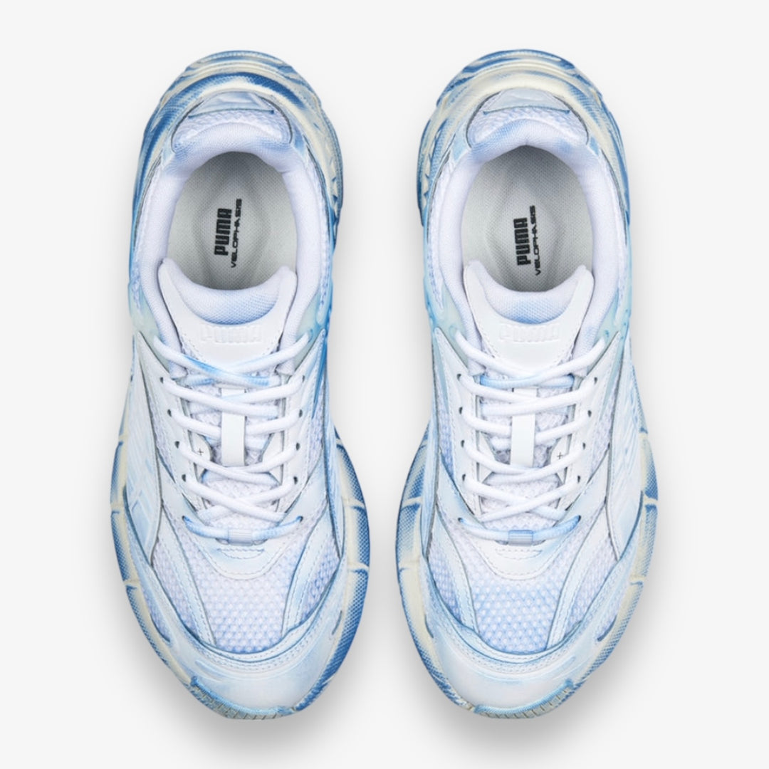 Puma Velophasis Overdye Size 10.5 Puma White Pristine 391966-01 New In Box Velophasis  main image 3