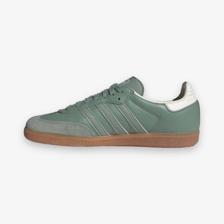 Women's Adidas Samba OG Silver Green IE7011 Sneaker Junkies Women's Adidas Samba OG Silver Green IE7011 Sneaker Junkies
