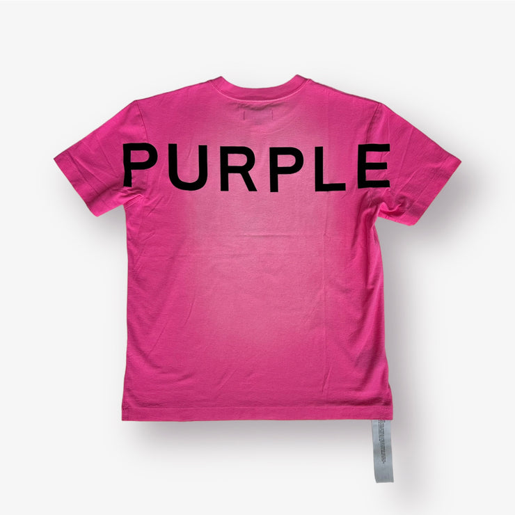 Purple Brand SS Tee Neon Pink Wordmark