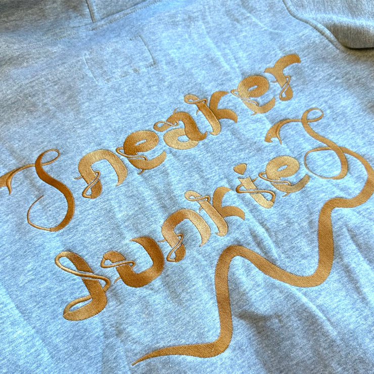 Sneaker Junkies Cobra strike Full zip hoodie Heather Grey