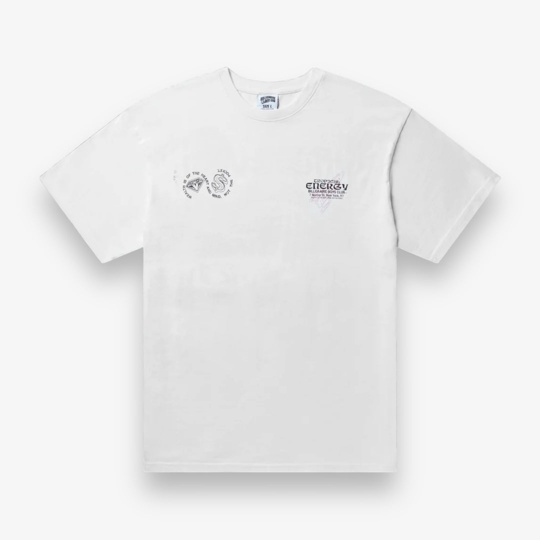 BBC BB Energy SS tee bleach white – Sneaker Junkies