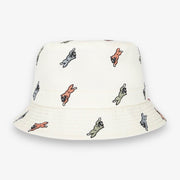 IceCream running bucket hat antique white