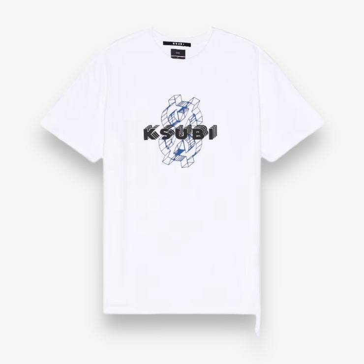 Ksubi holograph biggie ss tee tru white