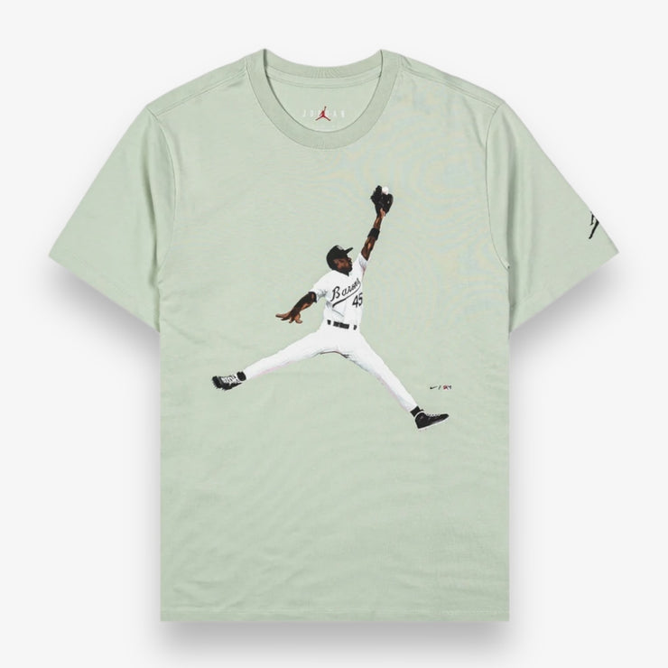 JORDAN FLIGHT MVP TEE SEAFOAM/BLACK/BLACK FN5990-005