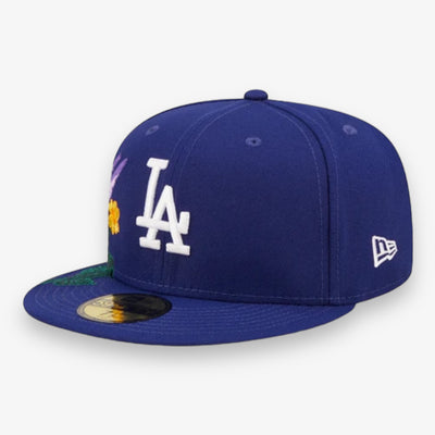 New Era LA Dodgers Fitted Blue Floral