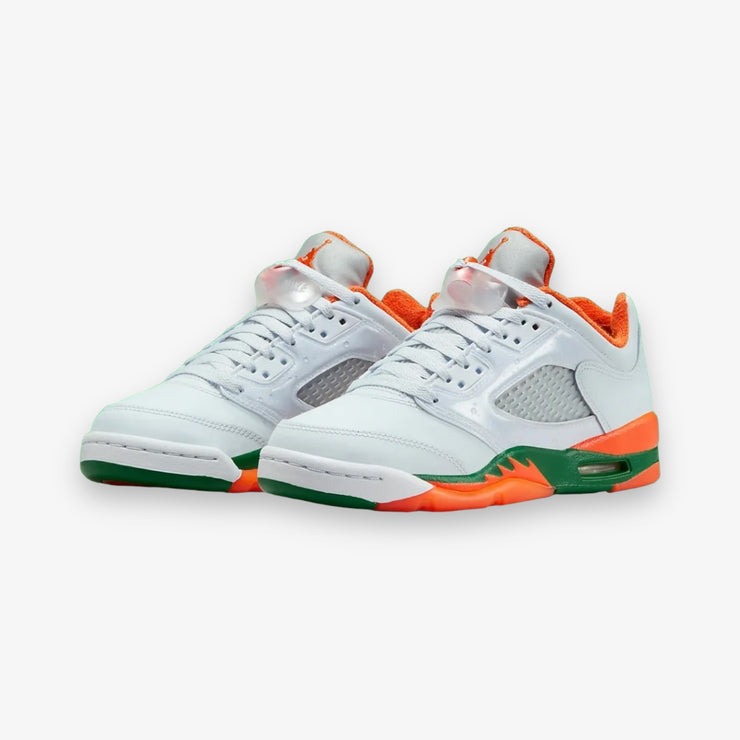 Jordan 5 Retro Low (GS) Football Grey Brilliant Orange FQ1293-018