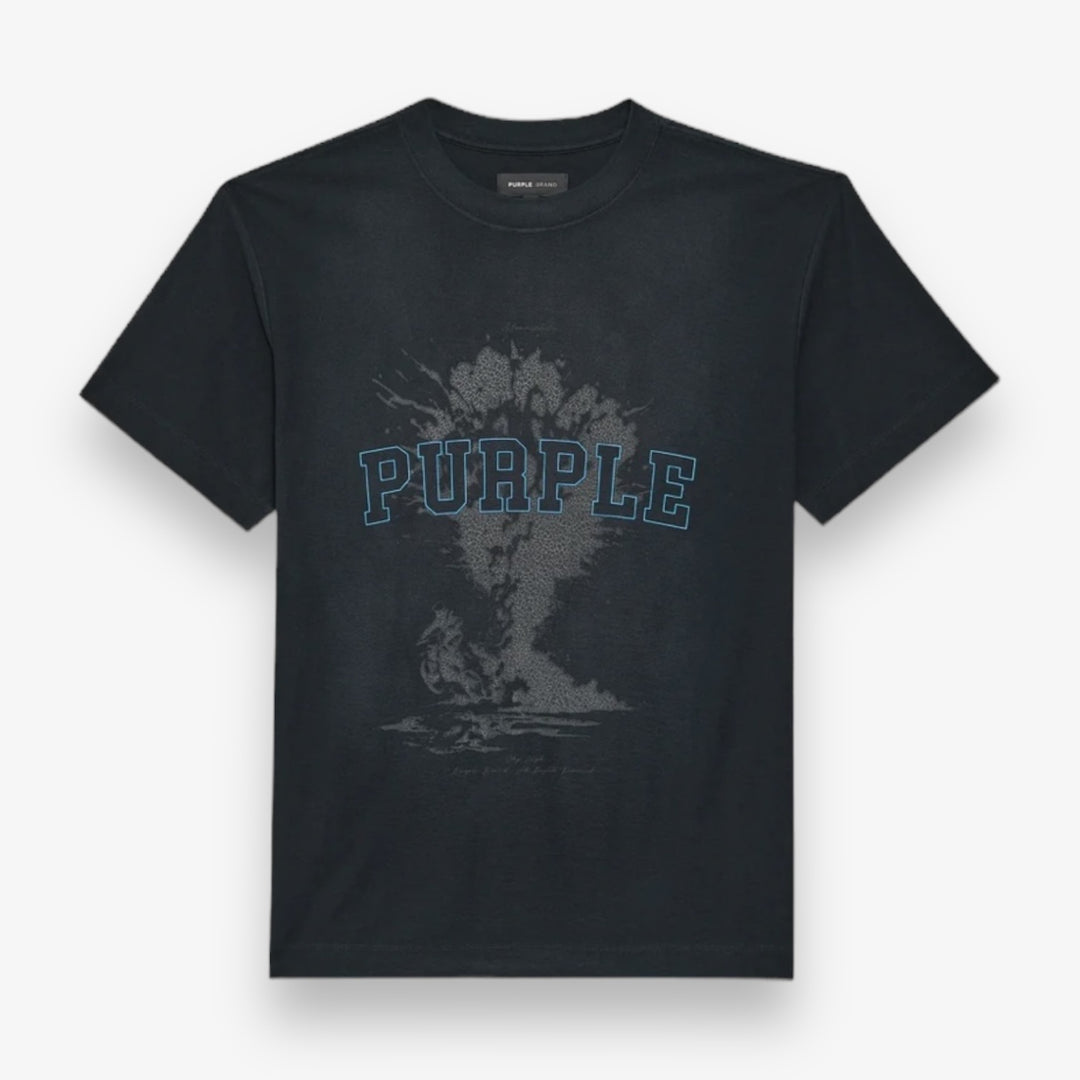 Purple Brand Textured SS tee sky high Black beauty – Sneaker Junkies