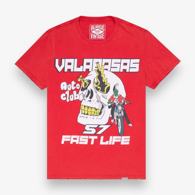 Valabasas "GOLDFLAME" VINTAGE RED TEE