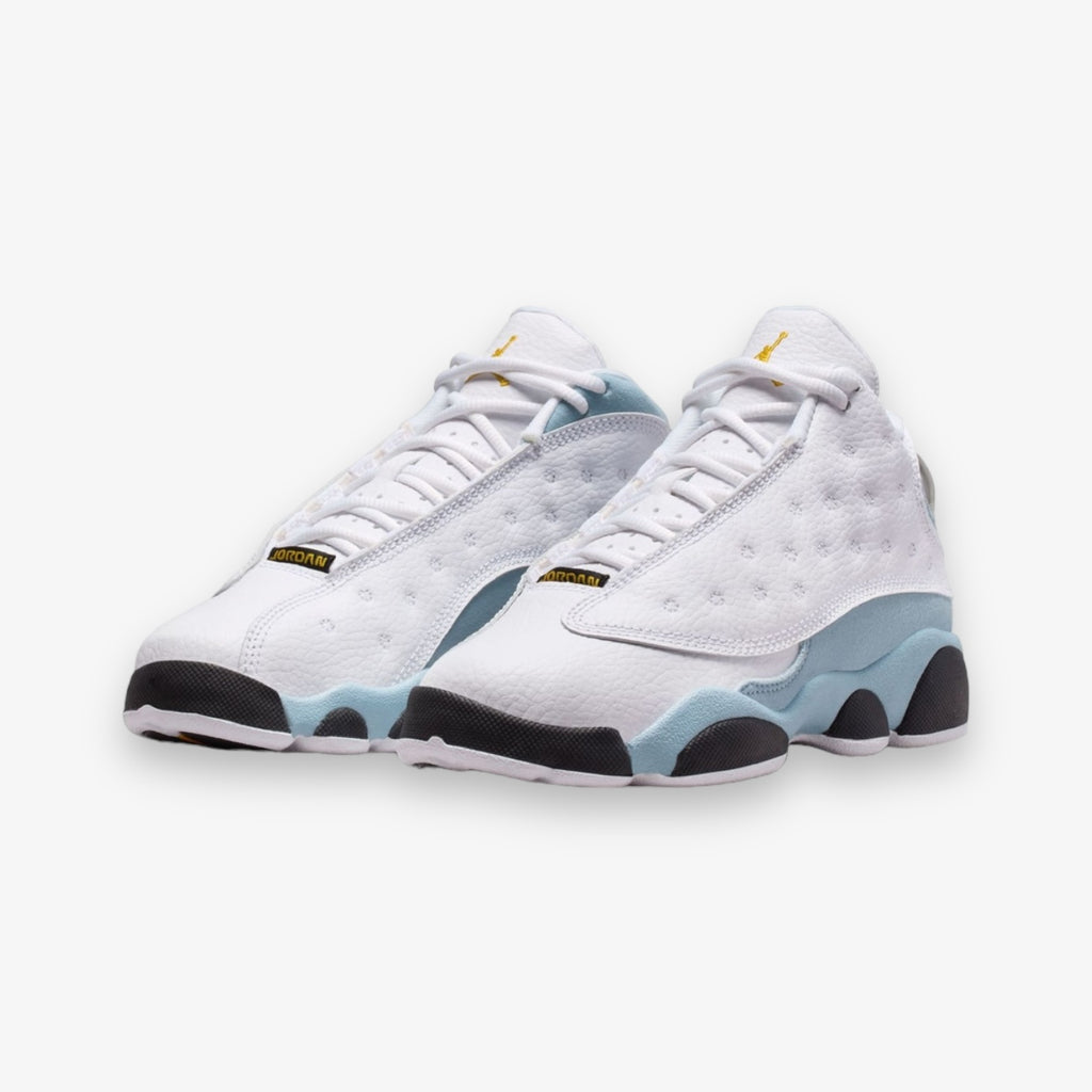AIR JORDAN 13 RETRO WHITE/YELLOW OCHRE-BLUE GREY-BLACK PS DJ3005-170 –  Sneaker Junkies