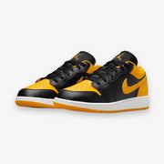 Air Jordan 1 Low GS Black Yellow Ochre White 553560-072