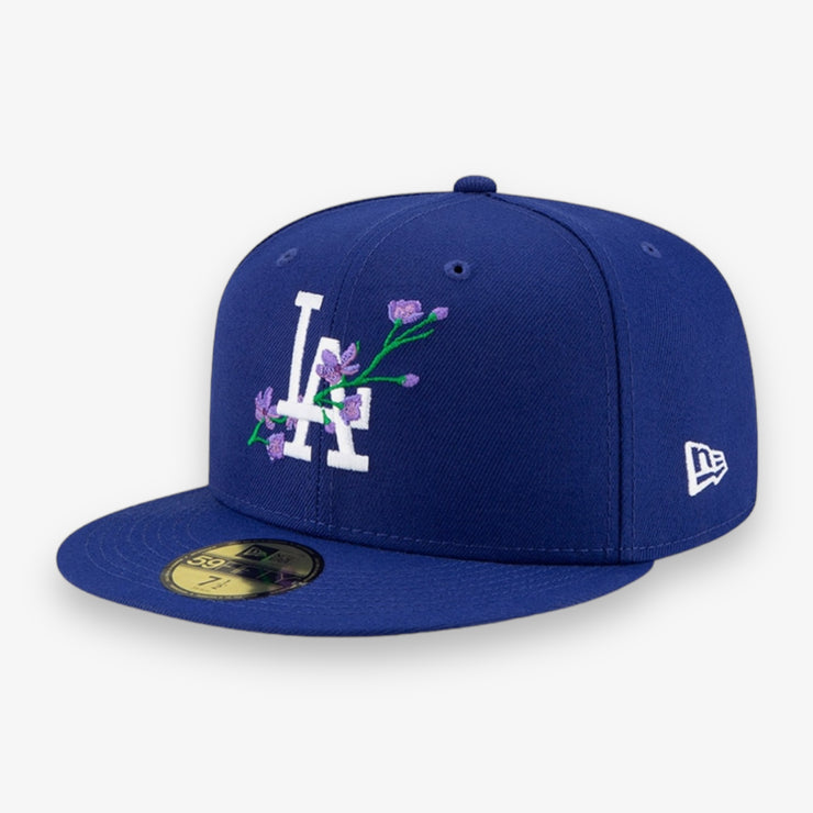 New Era LA Dodgers Bloom Fitted Blue