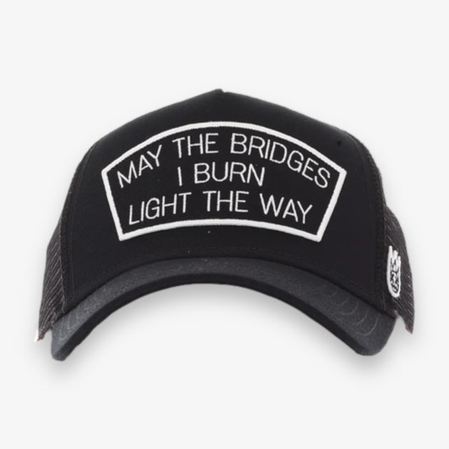 Cult of Individuality May the bridges I burn trucker hat Black ...