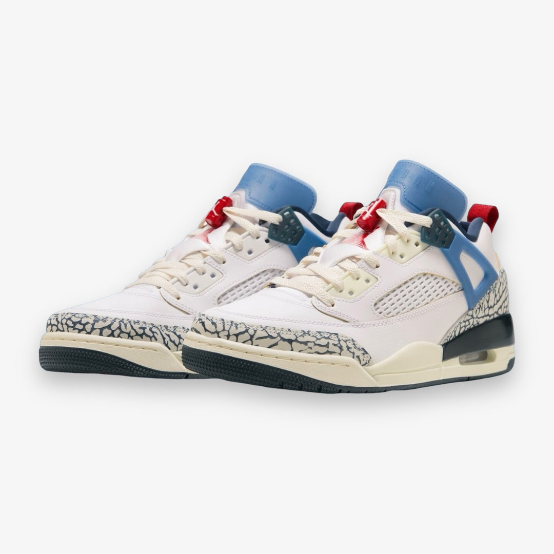 Jordan Spizike Low White Gym Red Armory Navy HM3712 164 Sneaker Junkies